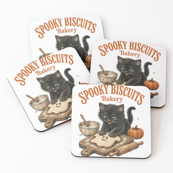 Item preview, Spooky Biscuits Bakery Cute Black Kitten Halloween Baking Lover Funny Gift designed and sold by YubitaLeLe.