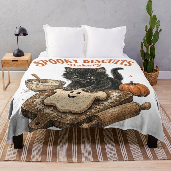 Item preview, Spooky Biscuits Bakery Cute Black Kitten Halloween Baking Lover Funny Gift designed and sold by YubitaLeLe.