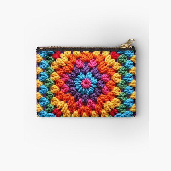 Item preview, Granny Square Crochet Pattern Seventies Retro  designed and sold by taiche.