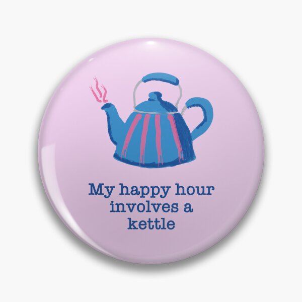 Item preview, My happy hour involves a kettle designed and sold by OhSoBrewtiful.