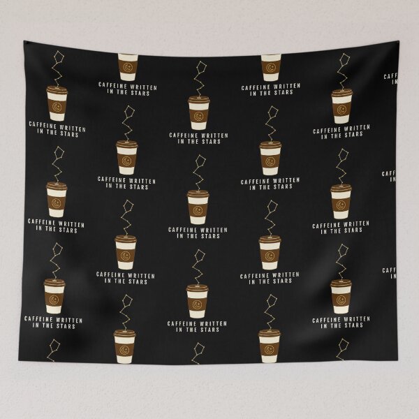Item preview, Caffeine Written In The Stars Shirt, Astrology Coffee Lover T-Shirt, Zodiac Coffee Tee, Barista Gift, Celestial Coffee Graphic Shirt, Cosmic Cafe Lover designed and sold by KAYJAY DESIGNS.