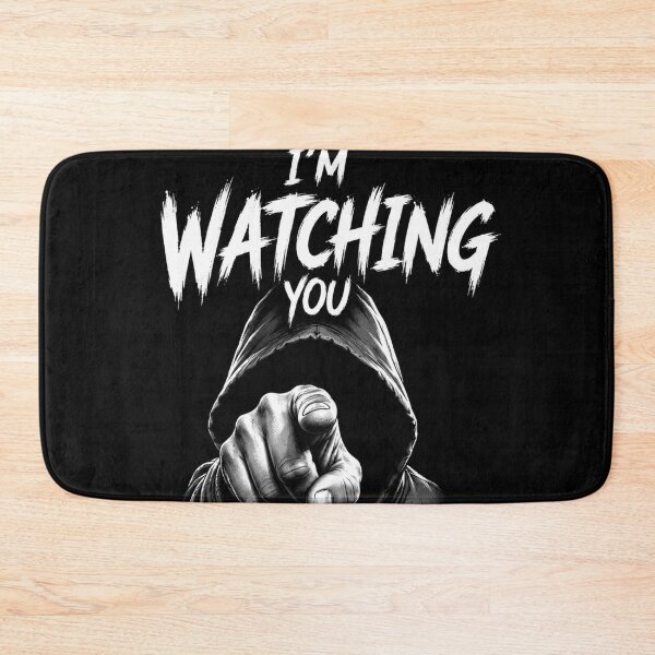 Item preview, I'm Watching You | Dark Hooded Streetwear Graphic | Creepy Gothic Quote T-Shirt designed and sold by ritach11.