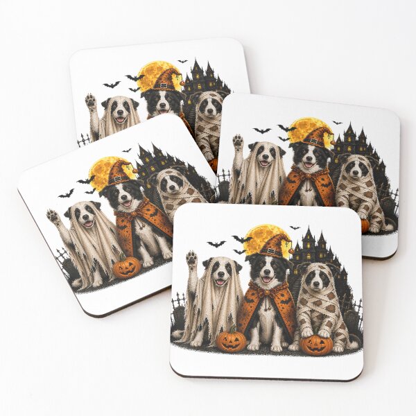 Item preview, Cute Border Collie Halloween Costumes Funny Spooky Dog Lover Family Gift designed and sold by LittleNhutton.