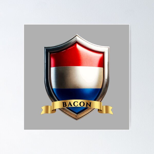 Item preview, Bacon Dutch Heritage Crest Shield designed and sold by Highlandkings.