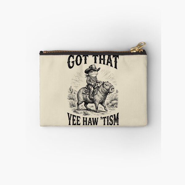 Item preview, Got That Yee Haw Tism Cowboy Frog Riding Capybara designed and sold by dudelinart.