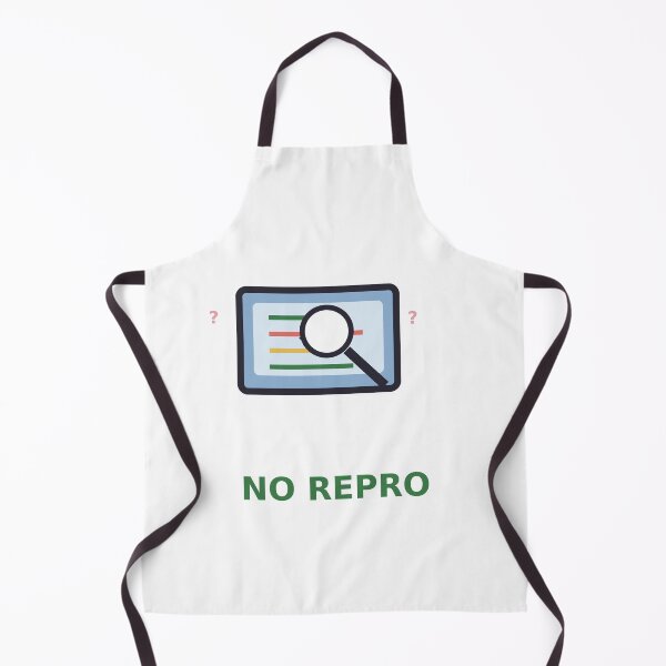 Item preview, No Repro — Funny Software Bug Debugging Design, Developer Gift designed and sold by QuirkyCartel.