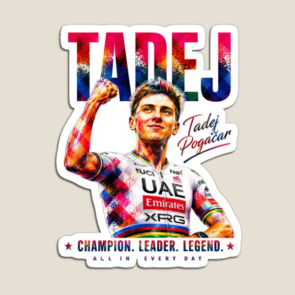 Artikelvorschau, Tadej Champion Anführer Legende entworfen und verkauft von KLERIKSTORE.