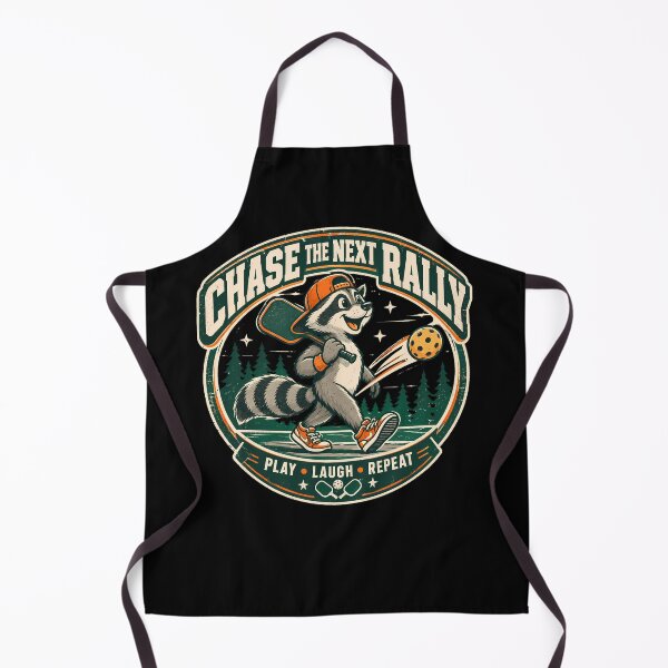Item preview, Funny Racoon Playing pickleball designed and sold by Rally Forge.