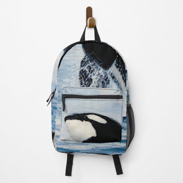 Item preview, Orca breaching designed and sold by Island Art Studios.