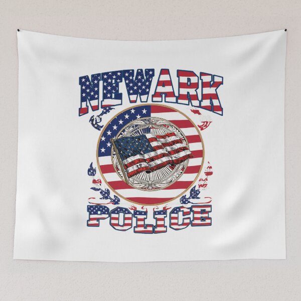 Item preview, Newark Police American Flag Shield T-Shirt, Cop Support Gift, Police Department Graphic Tee designed and sold by pawsome purrfect.