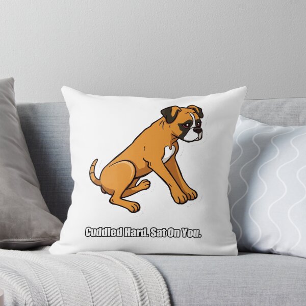 Item preview, Boxer - Cuddled Hard Sat On You - Funny Boxer Dog Gift designed and sold by pawdrops.
