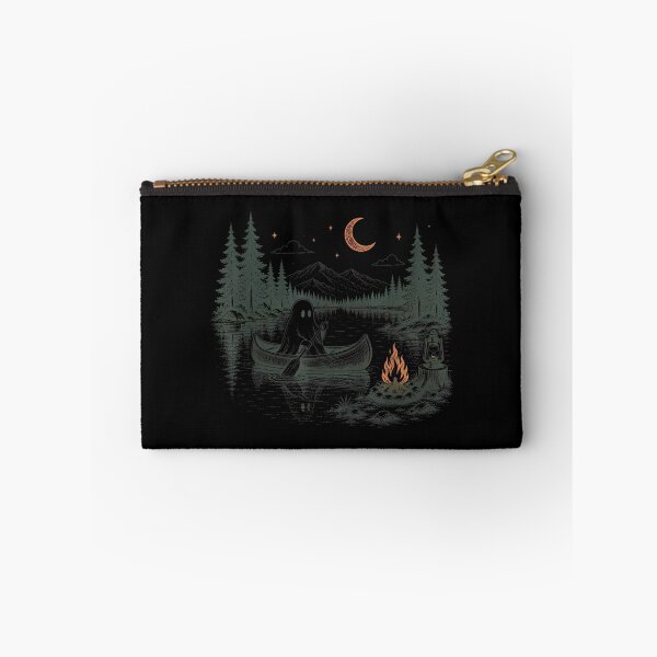 Item preview, Ghost Canoeing Peaceful Moonlit Lake Camping Halloween Nature Adventure Scene designed and sold by HarinDonreka.