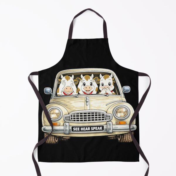 Item preview, Cows three wise moo cows in a car designed and sold by JamesDunican.