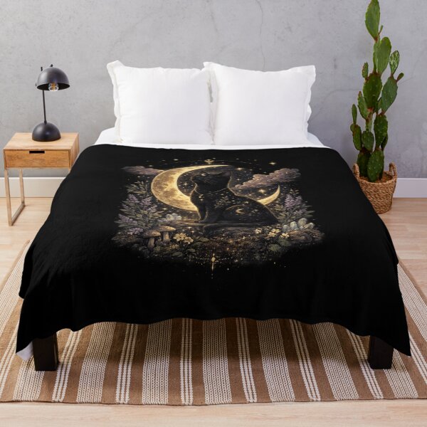 Item preview, Mystical Moon Cat Celestial Night Spirit designed and sold by KindredPaws.