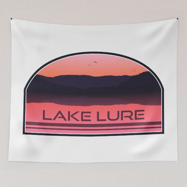 Item preview, Lake Lure North Carolina Red Sunrise designed and sold by Esskay Designs.