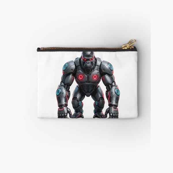 Item preview, Cybernetic Gorilla Sticker 1 | Futuristic Robot Ape | Sci-Fi Mecha Gorilla | AI Android Beast | Cyberpunk Robot Animal Art designed and sold by Bhaskar Digital Art.
