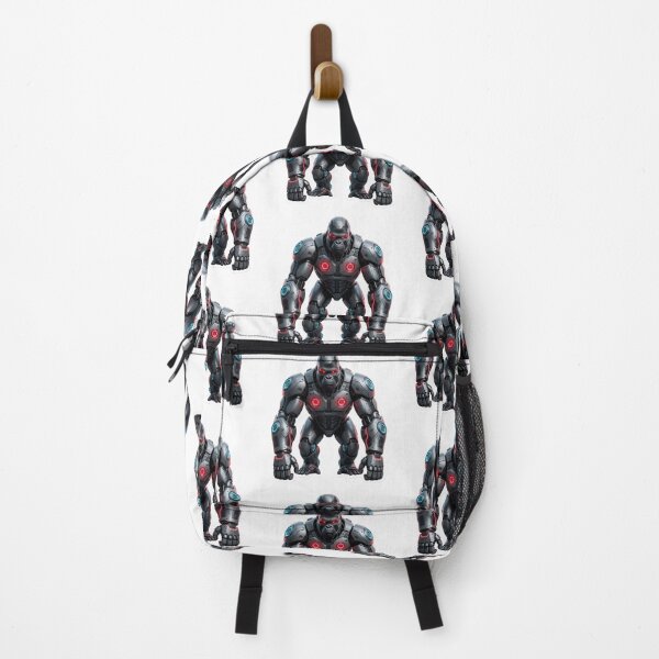 Item preview, Cybernetic Gorilla Sticker 1 | Futuristic Robot Ape | Sci-Fi Mecha Gorilla | AI Android Beast | Cyberpunk Robot Animal Art designed and sold by Bhaskar Digital Art.
