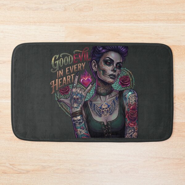 Item preview, Purple Hair Woman Showing Horns designed and sold by Voodoo Store Paranormal Collections.