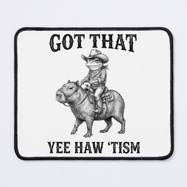 Item preview, Cowboy Frog Got That Yee Haw Tism designed and sold by dudelinart.