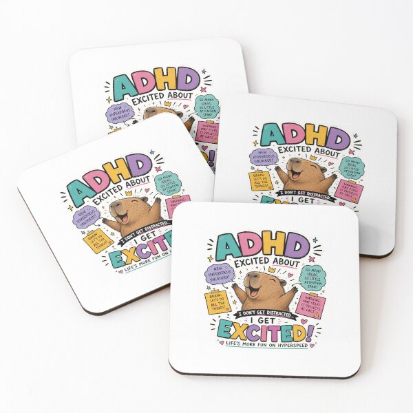Item preview, ADHD Hyperfocus Capybara  designed and sold by TheADHDdad.