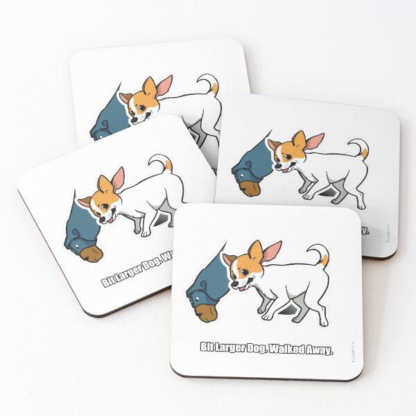 Item preview, Chihuahua - Bit Larger Dog Walked Away - Funny Chihuahua Gift designed and sold by pawdrops.