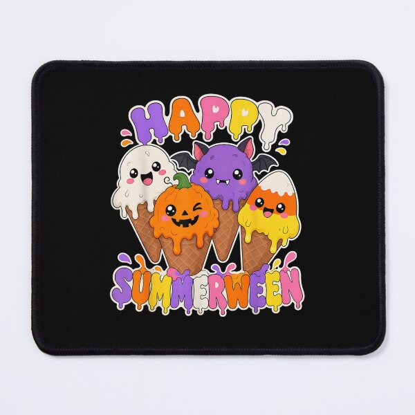 Item preview, Cute Happy Summerween Halloween Ice Cream Kawaii Spooky Sweet Treat Friends designed and sold by HarinDonreka.
