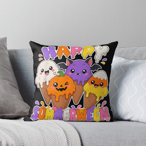 Item preview, Cute Happy Summerween Halloween Ice Cream Kawaii Spooky Sweet Treat Friends designed and sold by HarinDonreka.