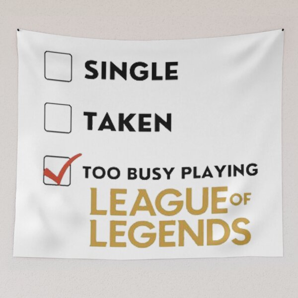 Item preview, Vintage Too busy playing League of Legends designed and sold by nicholaswaldrop.