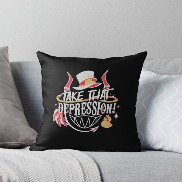 Item preview, King of Hell Depression Meme Cartoon Design designed and sold by CosmicFna.