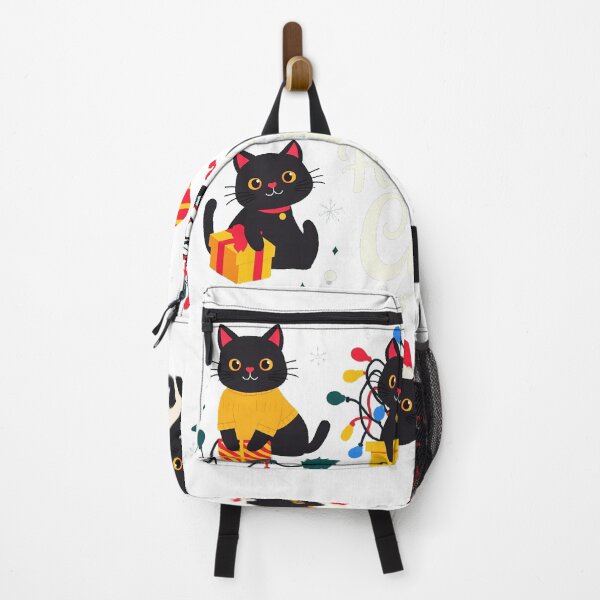Item preview, Meowy Catmas Christmas Black Cats designed and sold by icm4639.