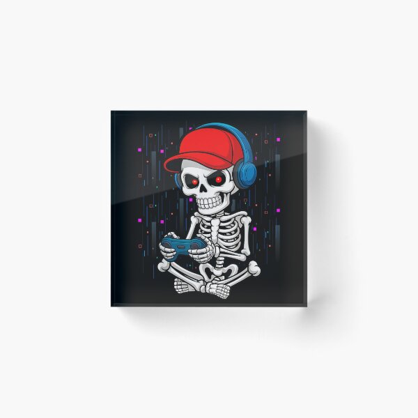 Item preview, Funny Skeleton Gamer Playing Video Games Halloween Gaming Lover Gift designed and sold by HarinDonreka.