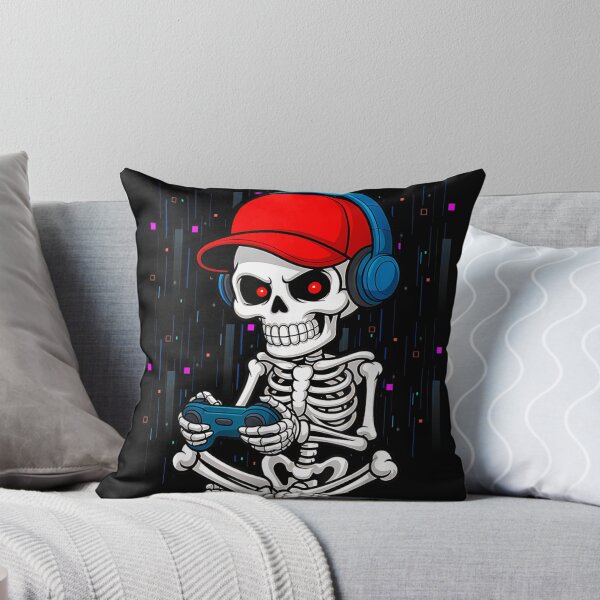 Item preview, Funny Skeleton Gamer Playing Video Games Halloween Gaming Lover Gift designed and sold by HarinDonreka.