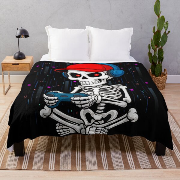 Item preview, Funny Skeleton Gamer Playing Video Games Halloween Gaming Lover Gift designed and sold by HarinDonreka.