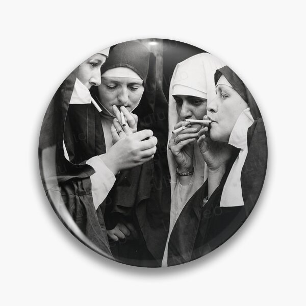 Item preview, A quiet Habbit - Smoking Nuns HQ designed and sold by LuluLeb.