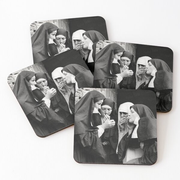 Item preview, A quiet Habbit - Smoking Nuns HQ designed and sold by LuluLeb.