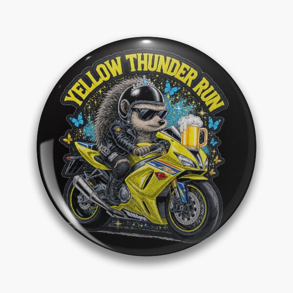 Item preview, Yellow Thunder Run - Suzuki Beer Ride designed and sold by Hellulandia - no nää ny vaa o tämmöne.