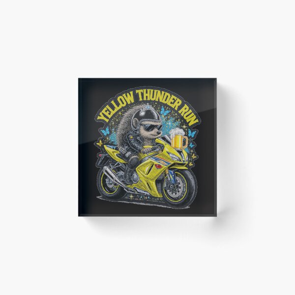 Item preview, Yellow Thunder Run - Suzuki Beer Ride designed and sold by Hellulandia - no nää ny vaa o tämmöne.