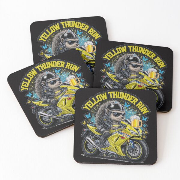 Item preview, Yellow Thunder Run - Suzuki Beer Ride designed and sold by Hellulandia - no nää ny vaa o tämmöne.