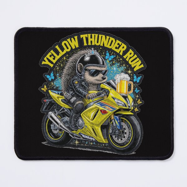 Item preview, Yellow Thunder Run - Suzuki Beer Ride designed and sold by Hellulandia - no nää ny vaa o tämmöne.