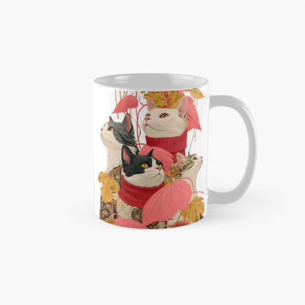 Item preview, Cozy Autumn Cats in Sweaters – Whimsical Fall Feline Storybook Illustration designed and sold by KAM-KAM-STORE.