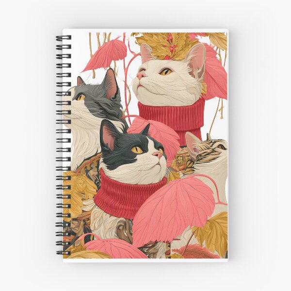 Item preview, Cozy Autumn Cats in Sweaters – Whimsical Fall Feline Storybook Illustration designed and sold by KAM-KAM-STORE.