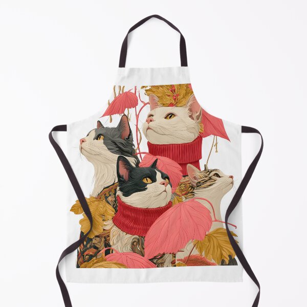 Item preview, Cozy Autumn Cats in Sweaters – Whimsical Fall Feline Storybook Illustration designed and sold by KAM-KAM-STORE.