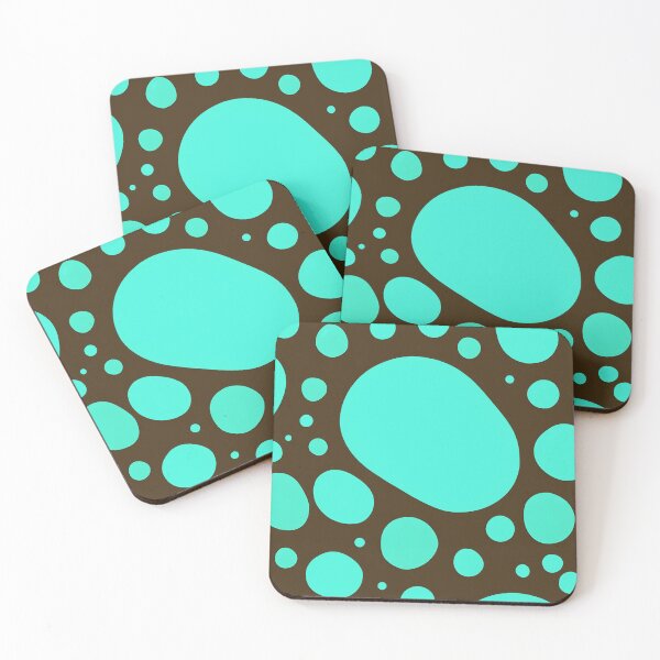 Item preview, Turquoise Blobs designed and sold by shelteredinside.