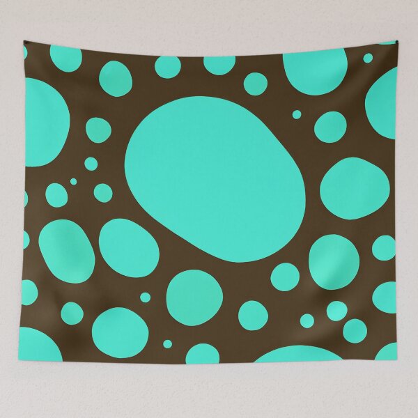Item preview, Turquoise Blobs designed and sold by shelteredinside.