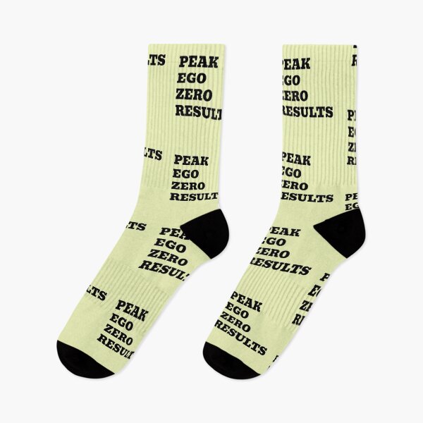 Item preview, Peak Ego Zero Results | Funny Sarcastic Quote designed and sold by WakeNBake-Tees.