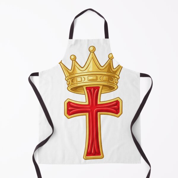 Item preview, Crown and cross combined into a minimalist emblem designed and sold by DVerse Studio.