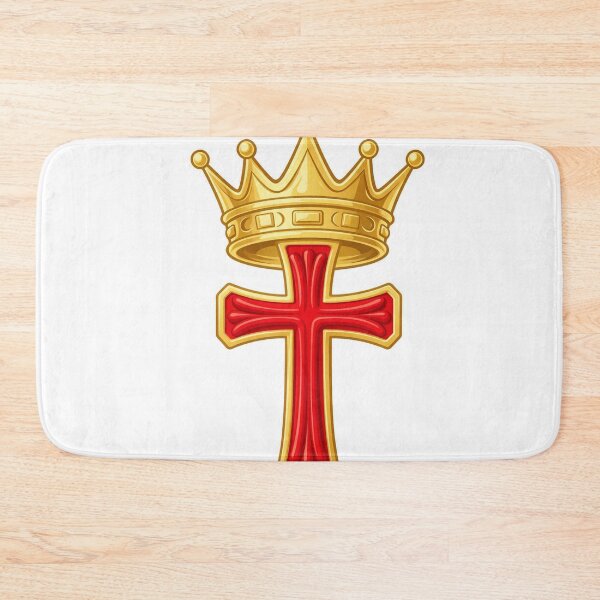 Item preview, Crown and cross combined into a minimalist emblem designed and sold by DVerse Studio.