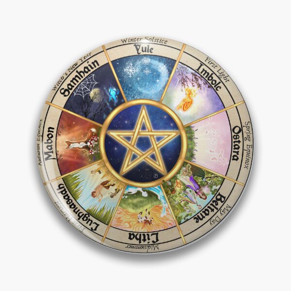 Item preview, Copy of Witch's Wheel (Northern Hemisphere) Design designed and sold by natscolours.