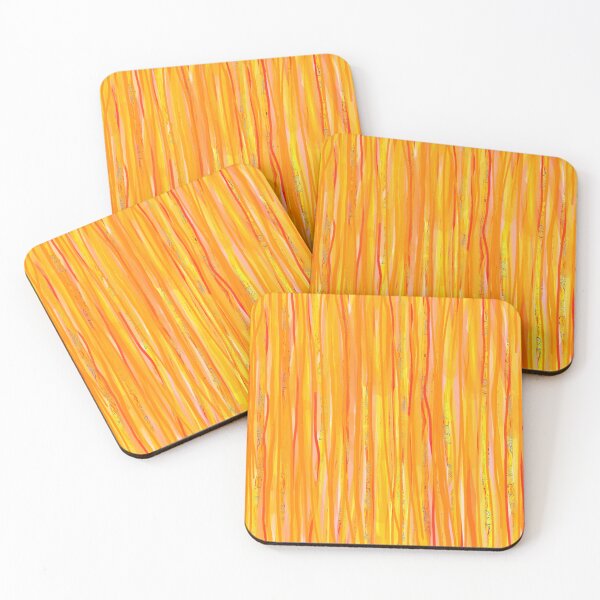 Item preview, Orange red stripes design designed and sold by Fayes4Art.