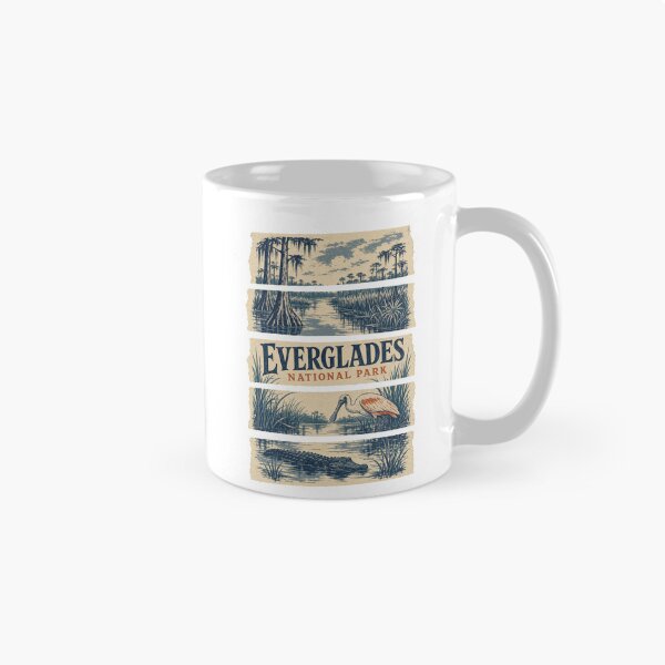 Item preview, Everglades National Park Retro Outdoors Art designed and sold by VisualArtsOasis.